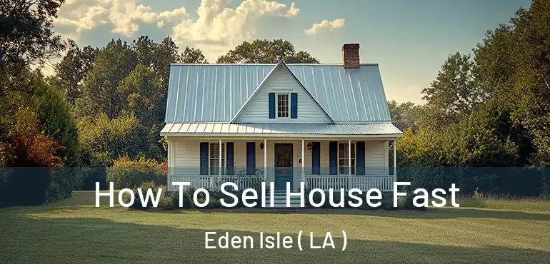  How To Sell House Fast Eden Isle ( LA )