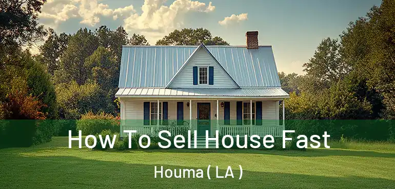  How To Sell House Fast Houma ( LA )
