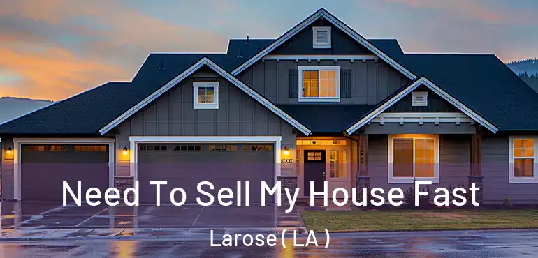  Need To Sell My House Fast Larose ( LA )