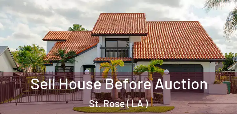  Sell House Before Auction St. Rose ( LA )