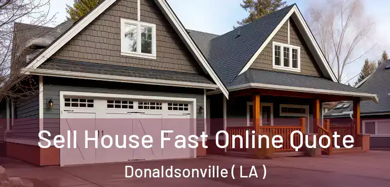  Sell House Fast Online Quote Donaldsonville ( LA )