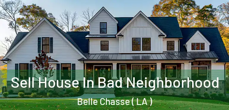  Sell House In Bad Neighborhood Belle Chasse ( LA )