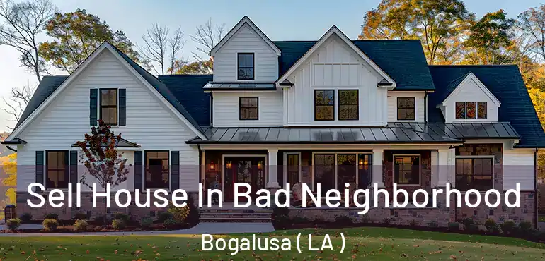  Sell House In Bad Neighborhood Bogalusa ( LA )