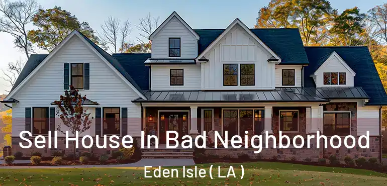  Sell House In Bad Neighborhood Eden Isle ( LA )