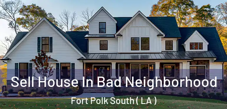  Sell House In Bad Neighborhood Fort Polk South ( LA )