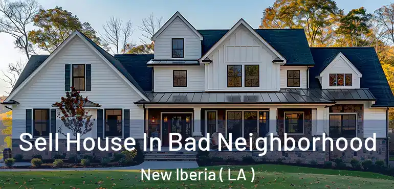  Sell House In Bad Neighborhood New Iberia ( LA )