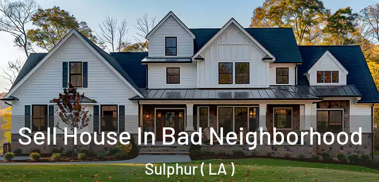  Sell House In Bad Neighborhood Sulphur ( LA )