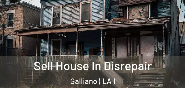  Sell House In Disrepair Galliano ( LA )