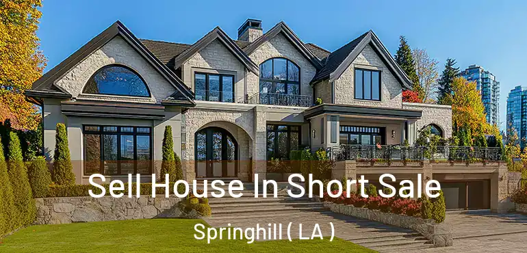  Sell House In Short Sale Springhill ( LA )