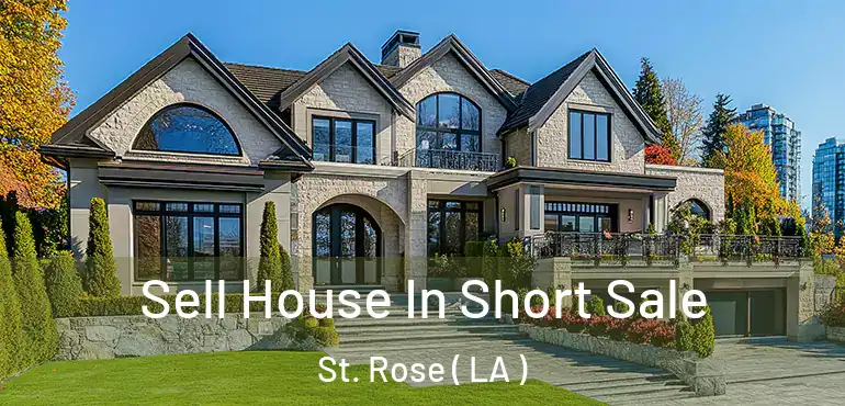  Sell House In Short Sale St. Rose ( LA )