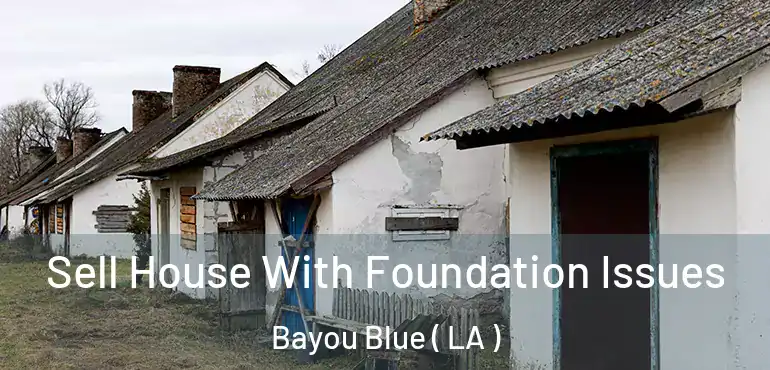  Sell House With Foundation Issues Bayou Blue ( LA )