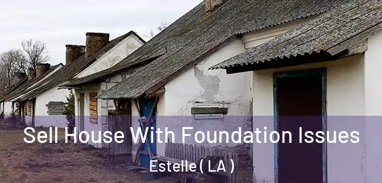  Sell House With Foundation Issues Estelle ( LA )