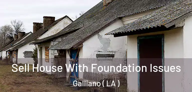  Sell House With Foundation Issues Galliano ( LA )