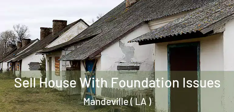  Sell House With Foundation Issues Mandeville ( LA )