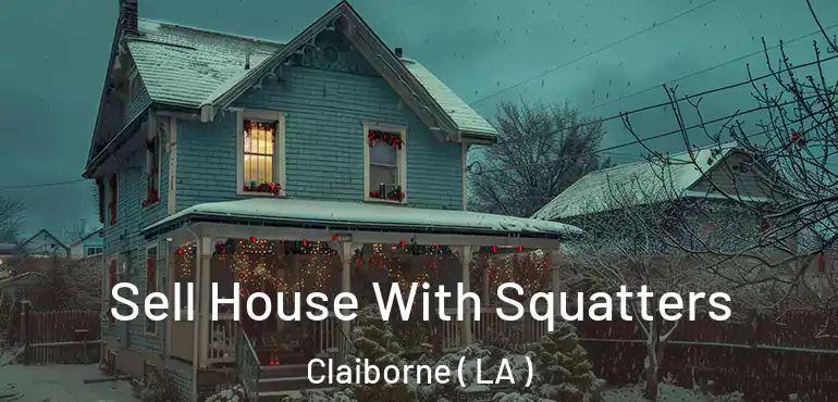  Sell House With Squatters Claiborne ( LA )