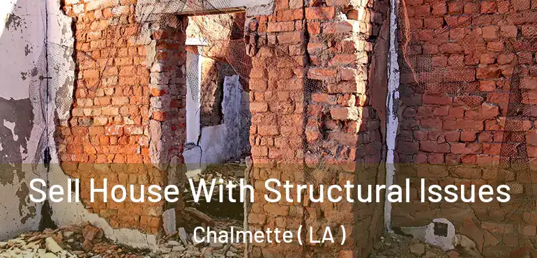 Sell House With Structural Issues Chalmette ( LA )