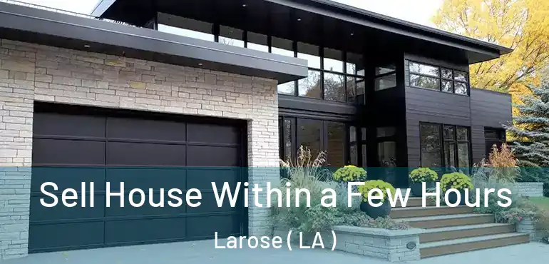  Sell House Within a Few Hours Larose ( LA )