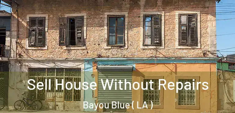  Sell House Without Repairs Bayou Blue ( LA )