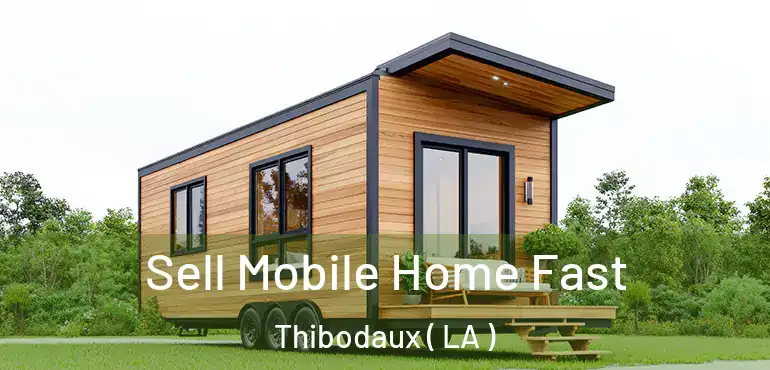  Sell Mobile Home Fast Thibodaux ( LA )