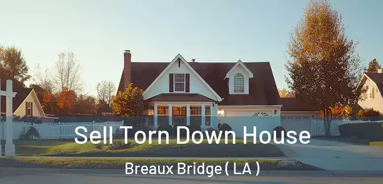  Sell Torn Down House Breaux Bridge ( LA )
