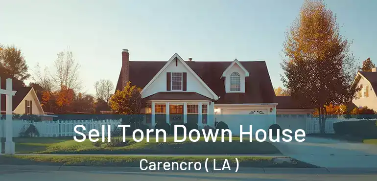  Sell Torn Down House Carencro ( LA )