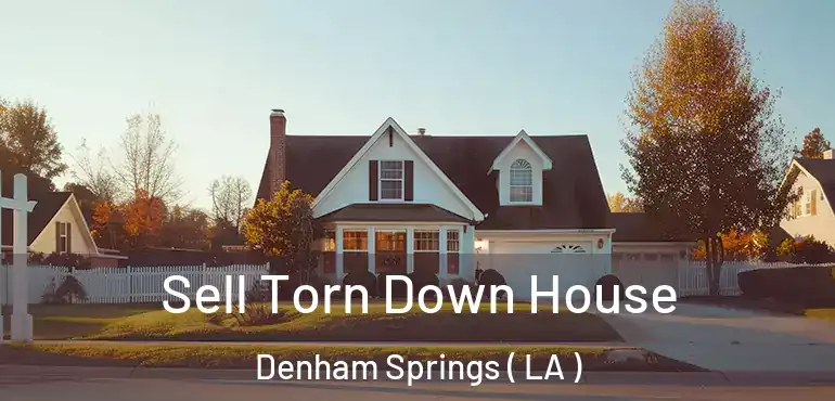  Sell Torn Down House Denham Springs ( LA )