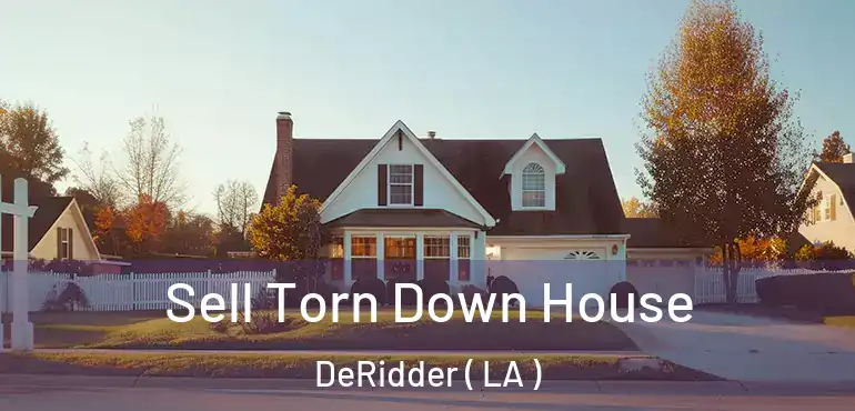  Sell Torn Down House DeRidder ( LA )
