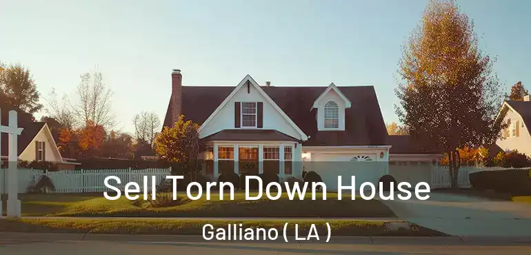  Sell Torn Down House Galliano ( LA )