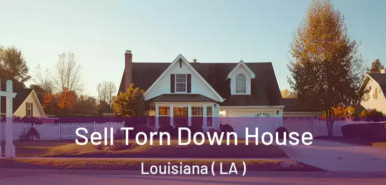  Sell Torn Down House Louisiana ( LA )