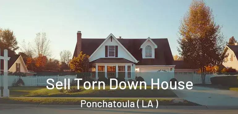 Sell Torn Down House Ponchatoula ( LA )