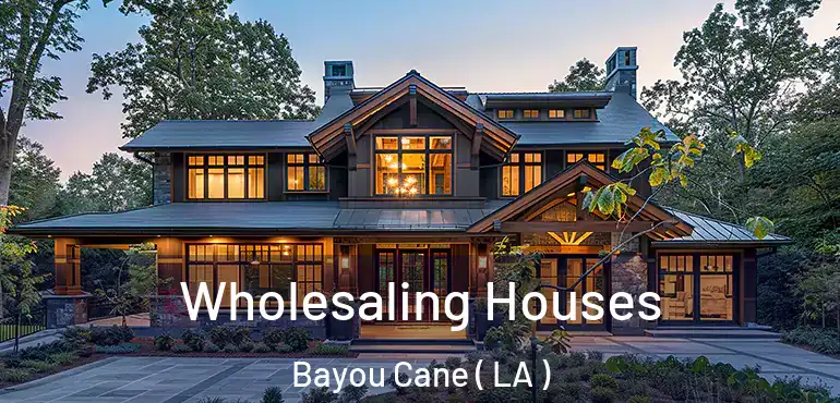  Wholesaling Houses Bayou Cane ( LA )
