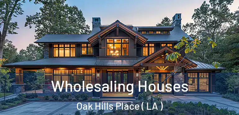  Wholesaling Houses Oak Hills Place ( LA )