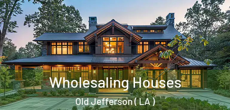 Wholesaling Houses Old Jefferson ( LA )