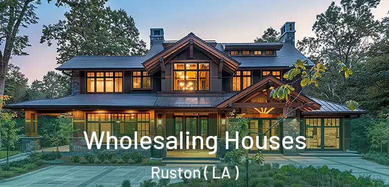  Wholesaling Houses Ruston ( LA )