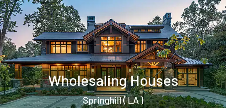  Wholesaling Houses Springhill ( LA )